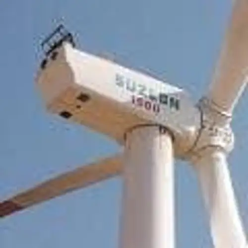 Suzlon Energy stock price surged up to 3.27 per cent to record an intraday high of Rs 77.18 per share on the BSE on Monday