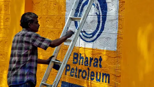 Shares of Bharat Petroleum Corporation Ltd ended at ₹343.55, up by ₹3.25, or 0.96% on the BSE.