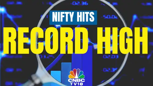 Sensex, Nifty hit a record high in Thursday's trading session. HDFC Bank, Reliance Industries and Bharti Airtel have led the recovery.