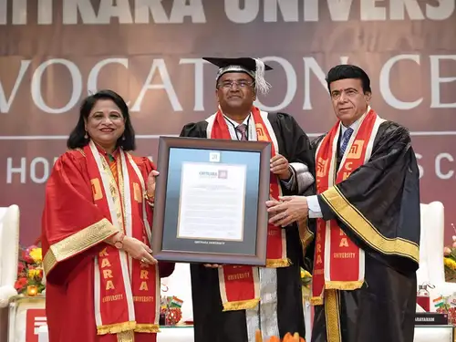 Chitkara University has awarded an Honorary Doctor of Literature degree to Raj P Narayanam, Founder and Executive Chairman of Zaggle Prepaid Ocean Services. The honor recognizes his contributions to entrepreneurship, fintech, and startup mentorship. Under his leadership, Zaggle has achieved significant growth, and his publications have celebrated entrepreneurial achievements.