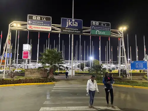 There were chaotic scenes at Kenya's main airport overnight as staff went on strike early Wednesday over a planned takeover by an Indian company.  Critics say the plan will lead to job losses for local staff and rob taxpayers of future airport profits.