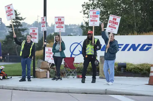 Boeing strike: Negotiations to start next week as plane production hit