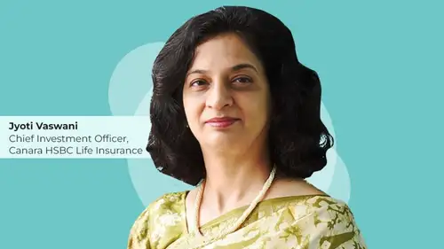 Expert view: Jyoti Vaswani, CIO of Canara HSBC Life Insurance, expects short-term volatility in the Indian stock market due to global factors, with the US Fed rate cut and the presidential election as key triggers.