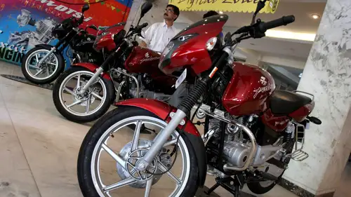 Bajaj Auto shares hit an all-time high of  ₹11,154 due to strong sales performance, exceeding analysts' expectations. The company reported a 16% increase in total vehicle wholesale in August, with significant growth in domestic sales.